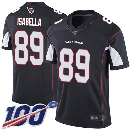 Arizona Cardinals Limited Black Men Andy Isabella Alternate Jersey NFL Football #89 100th Season Vapor Untouchable->arizona cardinals->NFL Jersey